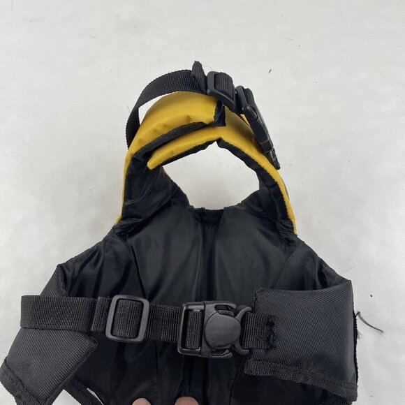 Sierra Dog Supply Dog Life Jacket Size S Yellow Unisex Reflective Adjust Clips - Picture 7 of 11